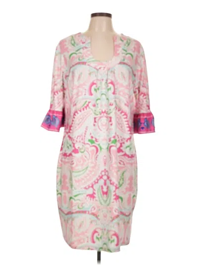 Pre-owned Tracy Negoshian Cocktail Dress In Pink