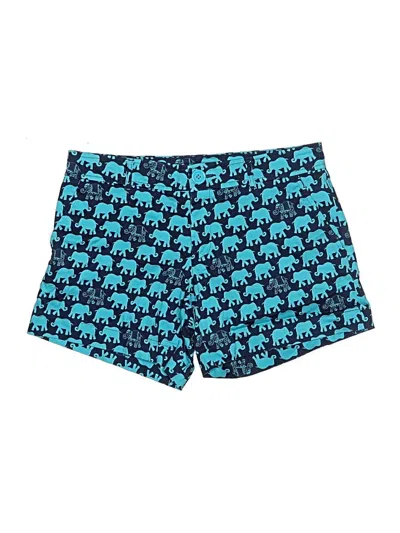 Pre-owned Tracy Negoshian Khaki Shorts In Blue
