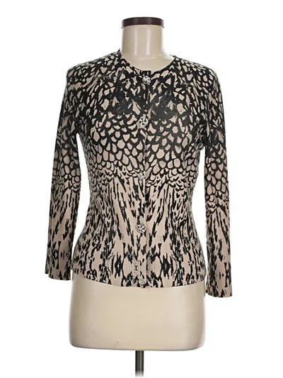 Pre-owned Tracy Reese Cardigan Sweater In Black