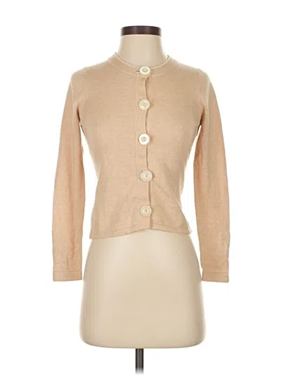 Pre-owned Tracy Reese Cardigan Sweater In Brown