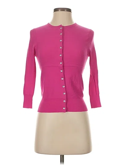 Pre-owned Tracy Reese Cardigan Sweater In Pink