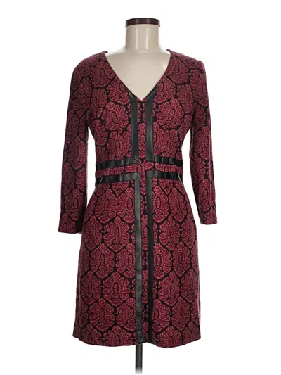 Pre-owned Tracy Reese Casual Dress In Burgundy