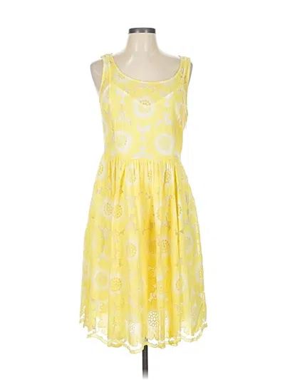 Pre-owned Tracy Reese Casual Dress In Yellow