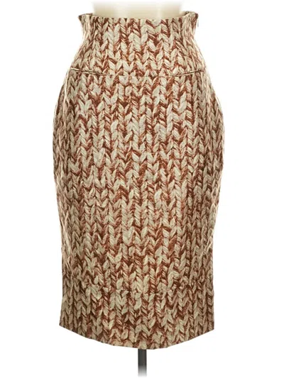 Pre-owned Tracy Reese Casual Skirt In Brown