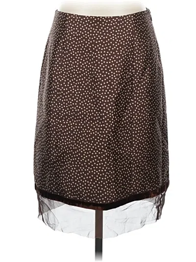 Pre-owned Tracy Reese Casual Skirt In Brown