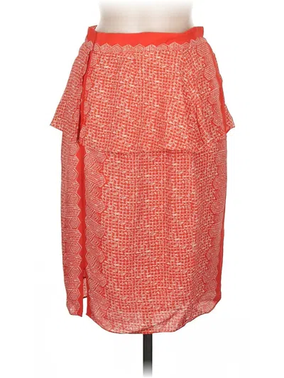 Pre-owned Tracy Reese Casual Skirt In Red