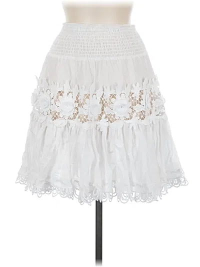 Pre-owned Tracy Reese Casual Skirt In White