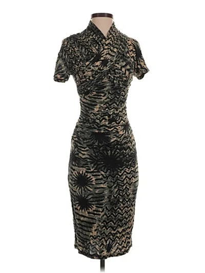 Pre-owned Tracy Reese Cocktail Dress In Black