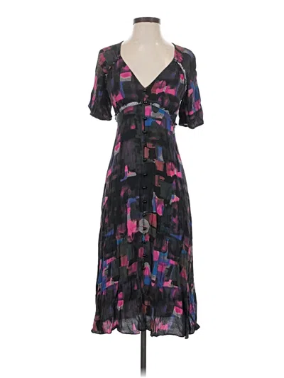 Pre-owned Tracy Reese Cocktail Dress In Black