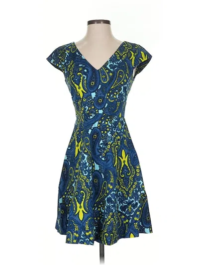 Pre-owned Tracy Reese Cocktail Dress In Blue