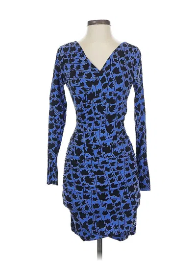 Pre-owned Tracy Reese Cocktail Dress In Blue