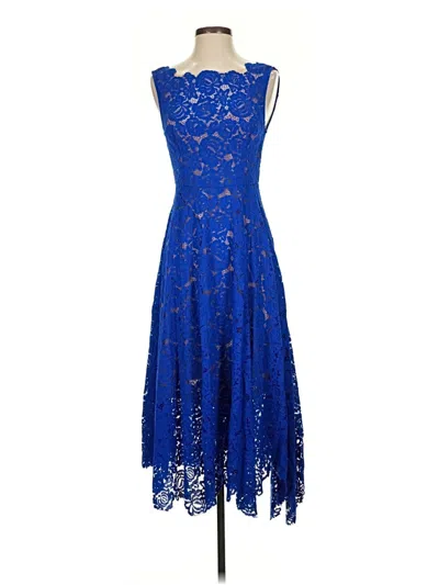 Pre-owned Tracy Reese Cocktail Dress In Blue