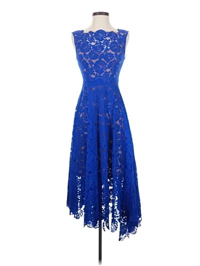 Pre-owned Tracy Reese Cocktail Dress In Blue