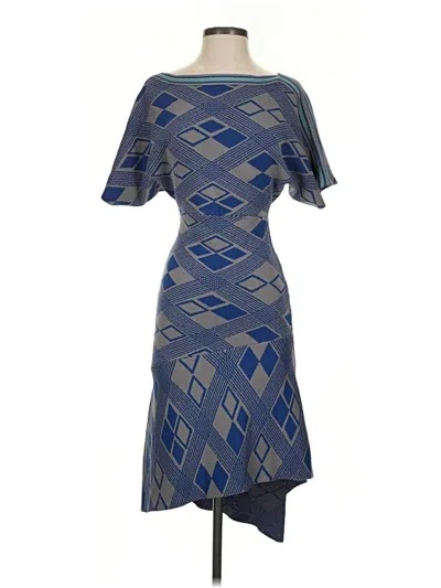 Pre-owned Tracy Reese Cocktail Dress In Blue