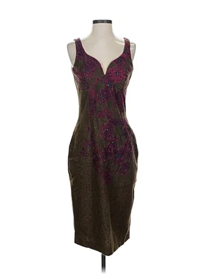 Pre-owned Tracy Reese Cocktail Dress In Brown