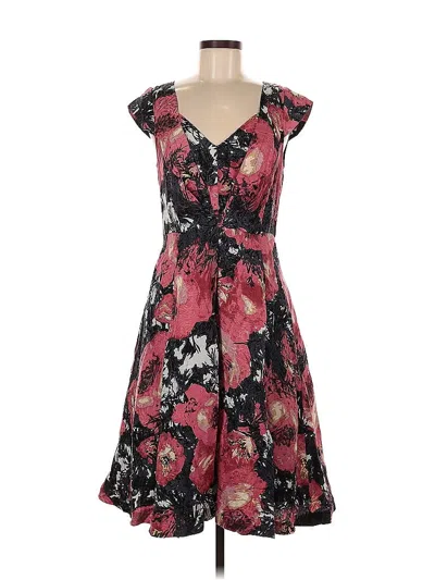 Pre-owned Tracy Reese Cocktail Dress In Burgundy