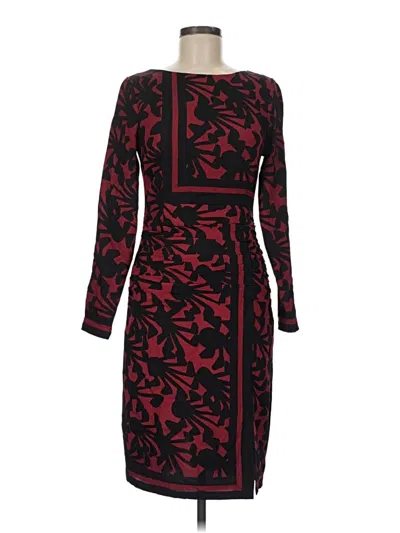 Pre-owned Tracy Reese Cocktail Dress In Burgundy
