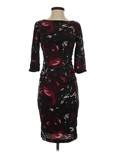 Pre-owned Tracy Reese Cocktail Dress In Burgundy