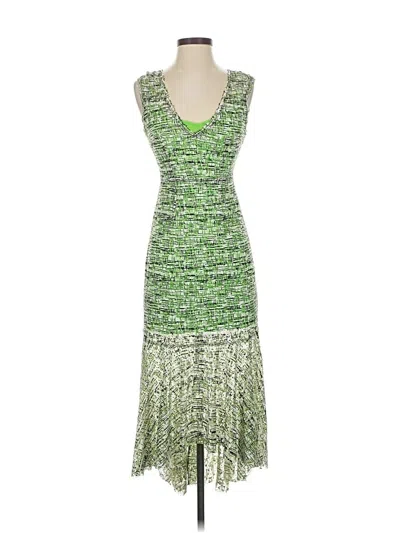 Pre-owned Tracy Reese Cocktail Dress In Green