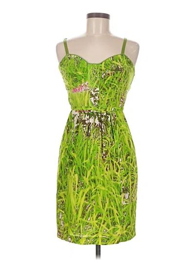 Pre-owned Tracy Reese Cocktail Dress In Green