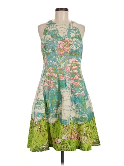 Pre-owned Tracy Reese Cocktail Dress In Green