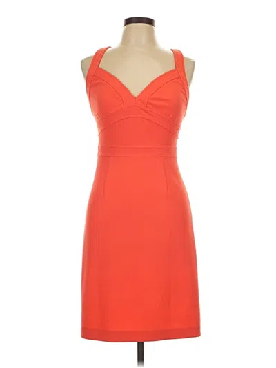 Pre-owned Tracy Reese Cocktail Dress In Orange