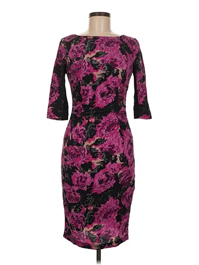 Pre-owned Tracy Reese Cocktail Dress In Purple
