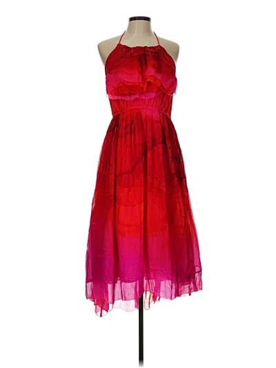 Pre-owned Tracy Reese Cocktail Dress In Red
