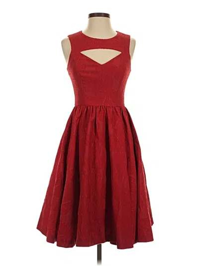 Pre-owned Tracy Reese Cocktail Dress In Red