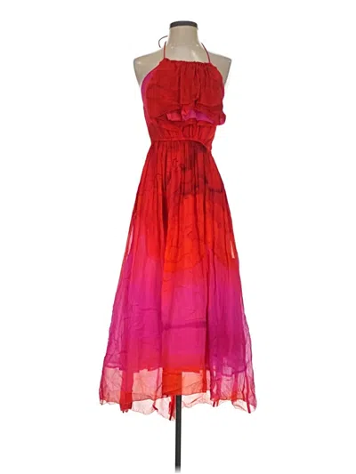 Pre-owned Tracy Reese Cocktail Dress In Red