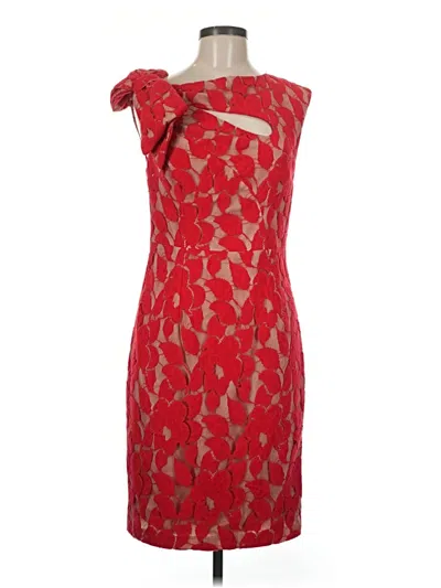 Pre-owned Tracy Reese Cocktail Dress In Red