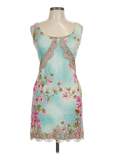 Pre-owned Tracy Reese Cocktail Dress In Teal