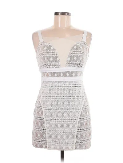 Pre-owned Tracy Reese Cocktail Dress In White