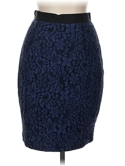 Pre-owned Tracy Reese Formal Skirt In Blue