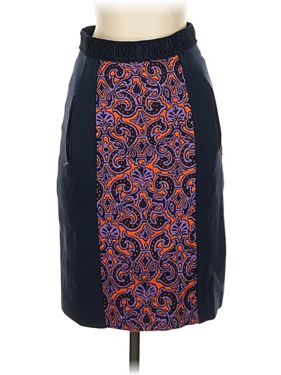 Pre-owned Tracy Reese Formal Skirt In Blue