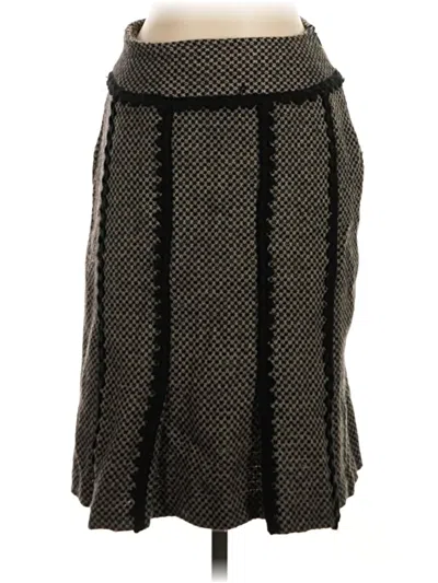 Pre-owned Tracy Reese Formal Skirt In Gray
