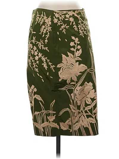 Pre-owned Tracy Reese Formal Skirt In Green