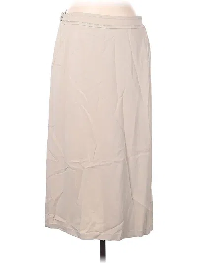 Pre-owned Tracy Reese Formal Skirt In White
