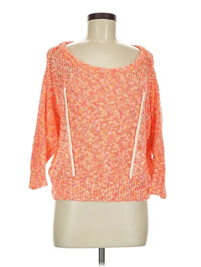 Pre-owned Tracy Reese Pullover Sweater In Orange