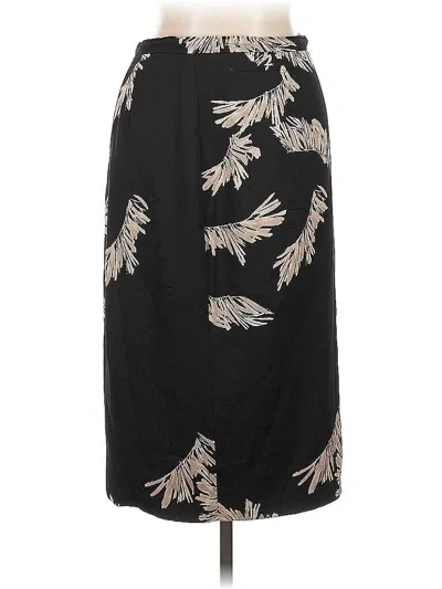 Pre-owned Tracy Reese Silk Skirt In Black