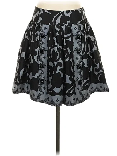 Pre-owned Tracy Reese Silk Skirt In Black