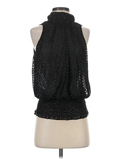 Pre-owned Tracy Reese Sleeveless Blouse In Black