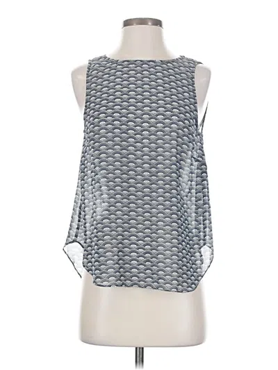 Pre-owned Tracy Reese Sleeveless Blouse In Silver