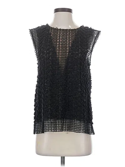 Pre-owned Tracy Reese Sleeveless T-shirt In Black