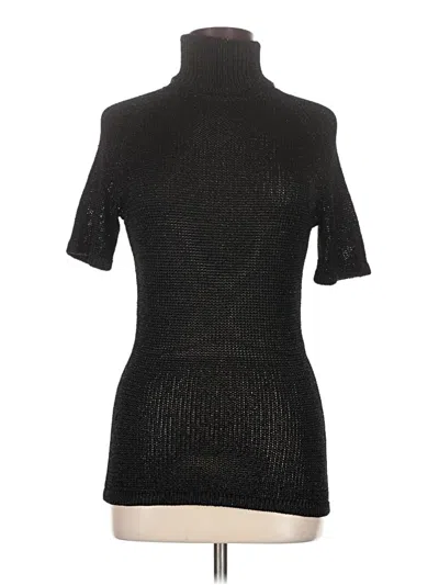 Pre-owned Tracy Reese Turtleneck Sweater In Black