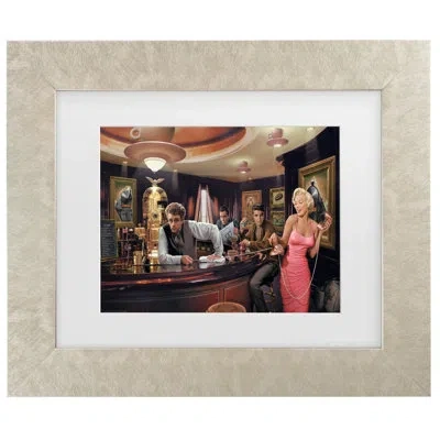 Trademark Canvas Art Java Dreams Framed On Canvas By Chris Consani Painting In Champagned