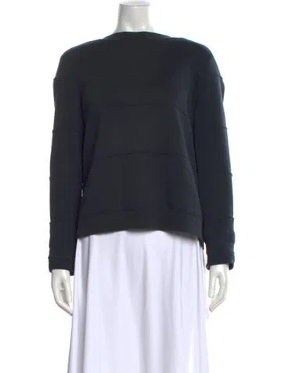 Pre-owned Trademark Crew Neck Sweater In Gray