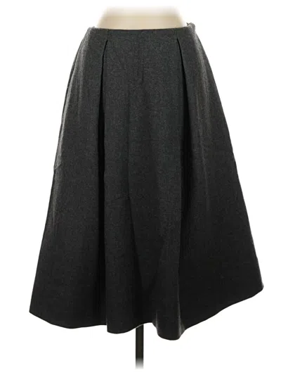 Pre-owned Trademark Formal Skirt In Gray