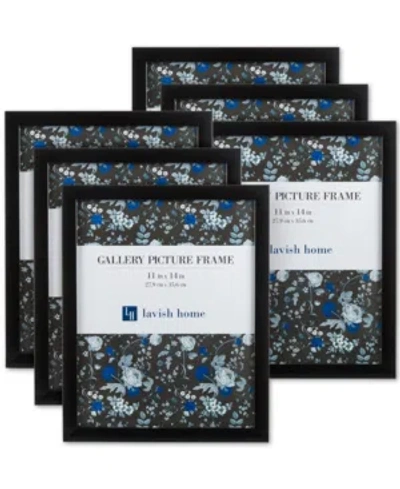 Trademark Global 6-pc. 11" X 14" Picture Frame Wall Gallery Set In Black