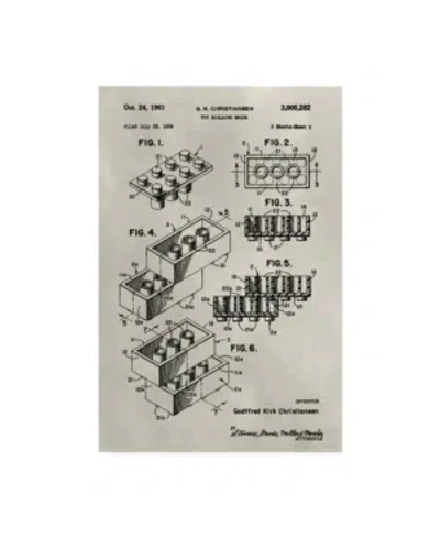 Trademark Global Alicia Ludwig Patent-lego Canvas Art In Multi